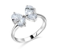 Shiny Butterfly Silver Ring NSR-455